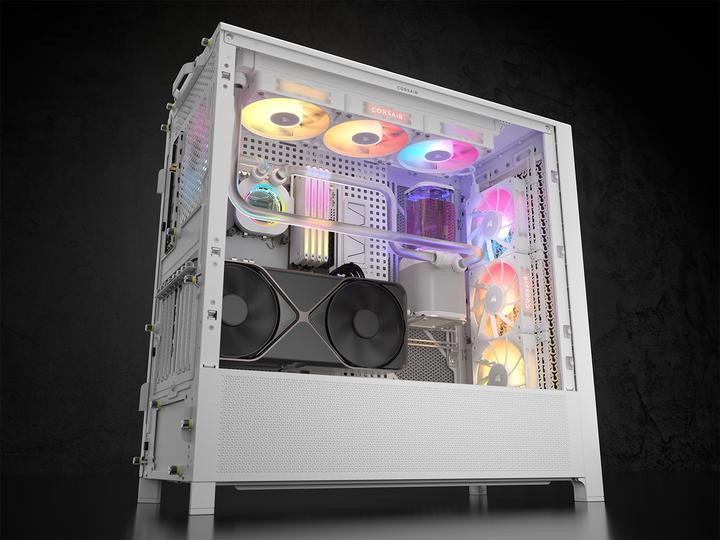 Productafbeelding Corsair Hydro X Series iCUE LINK XH505i RGB Custom Cooling Kit - White