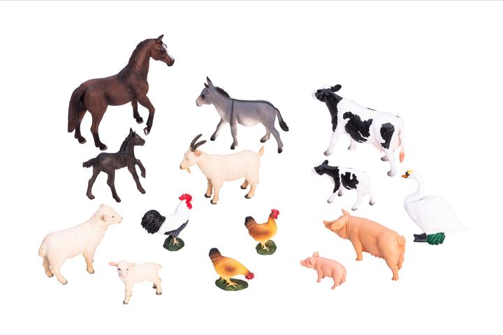 Produktbild Betzold Bauernhof Tiere, 14-tlg. Set