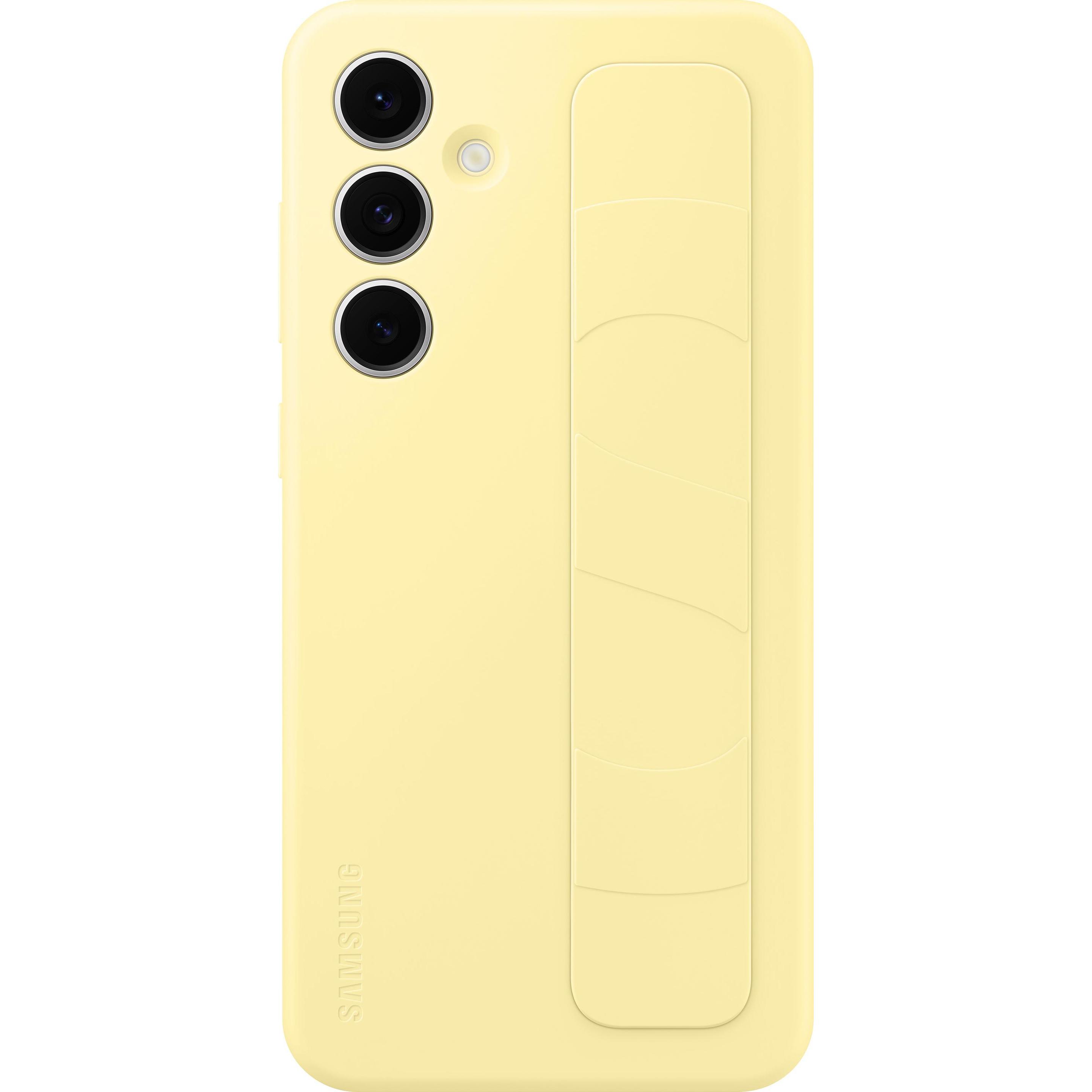 Samsung Standing Grip Case (Samsung Galaxy S24 FE), Smartphone Hülle, Gelb
