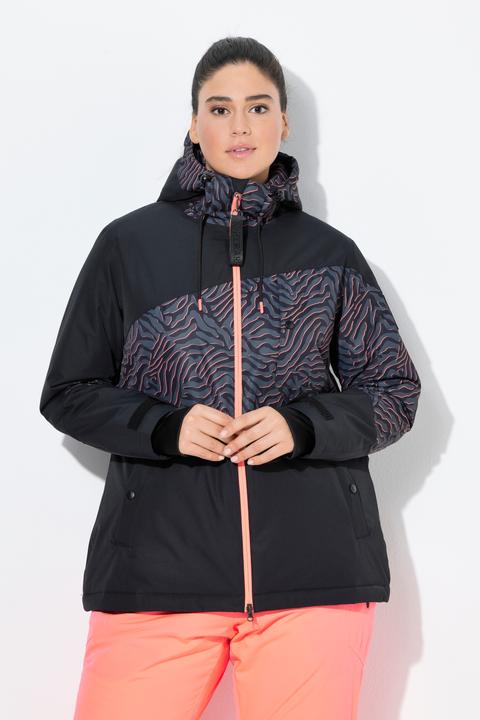 Actual product image Ulla Popken Neon Ripple Performance Snow Coat (60)