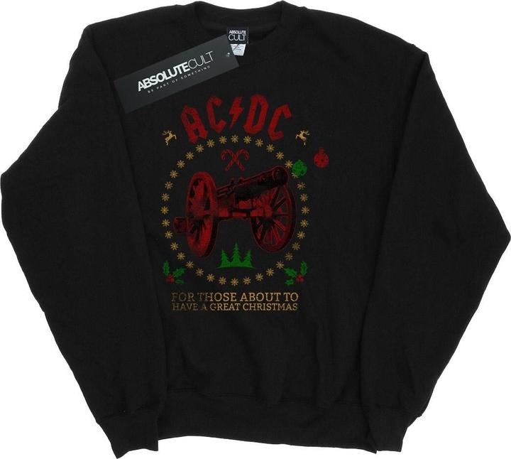 Image du produit AC/DC Sweatshirt en coton pour hommes Christmas For Those (S)