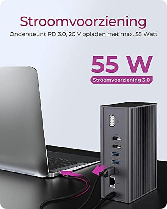 Produktbild Icy Box IB-DK2262AC (USB-C, 4 Ports)
