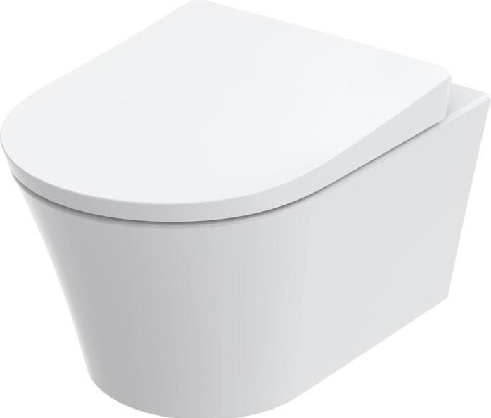 TOTO GP WC suspendu profond, sans rebord, pour siège WC GP blanc