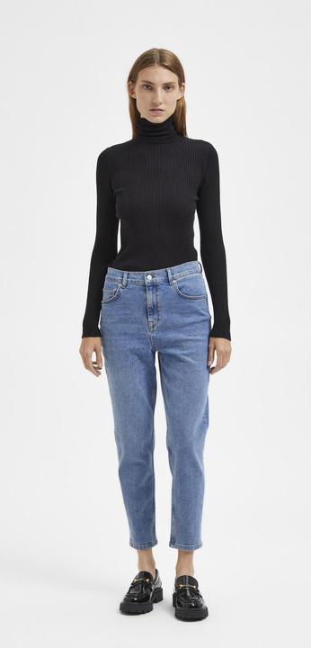 Produktbild Selected Geripptes Rollkragenpullover (XS)