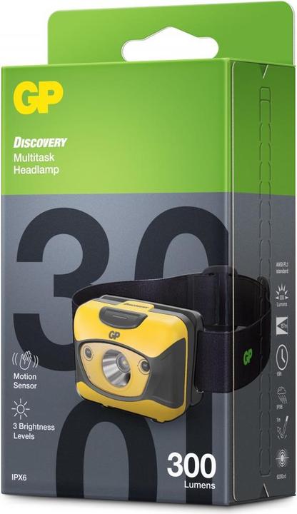 Actual product image GP Batteries GP CH46 300LM Discovery Headlamp (300 lm)