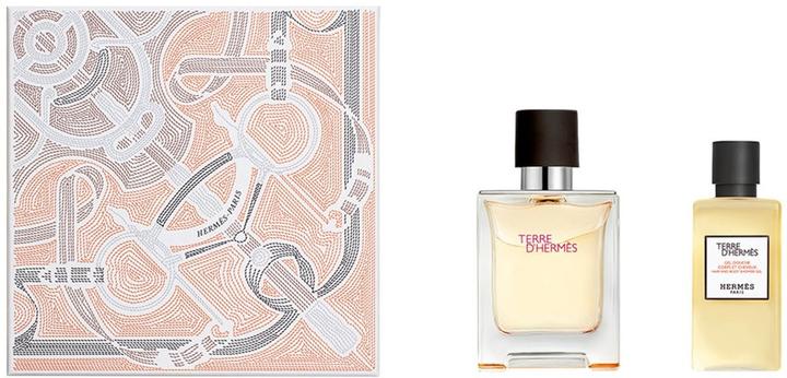 Actual product image Hermès Terre d' Gift Set Terre d' EdT 50 ml + Shower Gel 40 ml / 1 pc. (Perfume set)