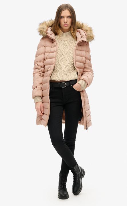 Produktbild Superdry daunenjacke id fuji faux fur (M)