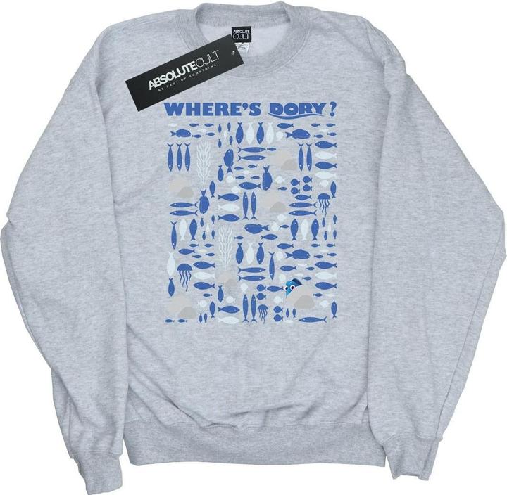 Actual product image Disney Mens Finding Dory Where's Dory? Sweatshirt (XL)