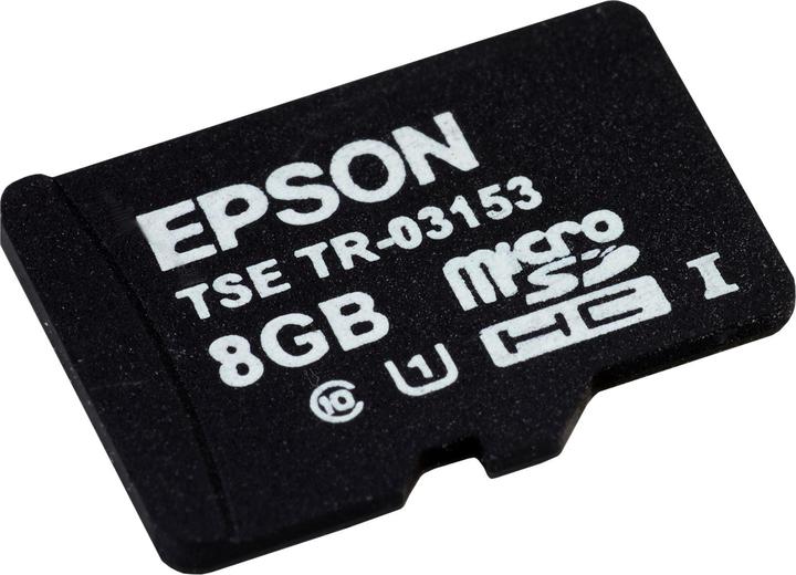 Productafbeelding Epson TSE MicroSD-kaart, certificaatduur 5 jaar, levensduur 20 miljoen handtekeningen (8 GB, microSD, U1)