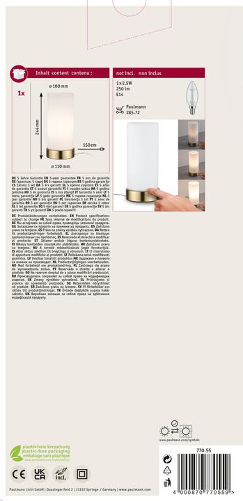 Image du produit Paulmann Pinja (E14)
