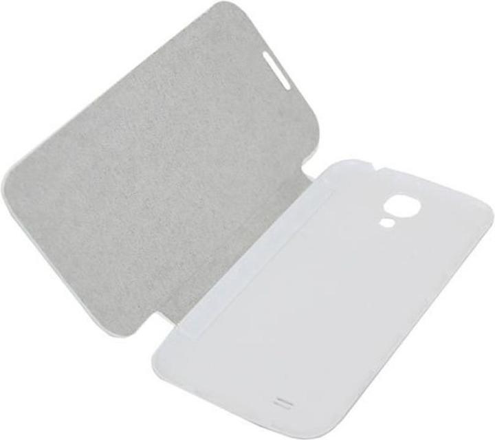 Produktbild König Design Handyhülle Tasche (Flipcover) für Samsung I9190 Galaxy S4 mini weiss (Samsung Galaxy S4 mini)