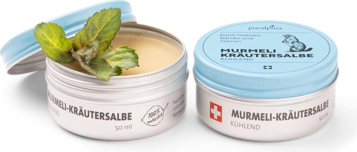 Actual product image Puralpina Murmeli herbal ointment cooling (1 x, 50 ml, 70 g)
