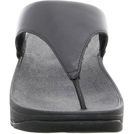 Thumbnail - Fitflop, Damen, Flip-Flop, Lulu Toe Post Leather, Schwarz, (36)