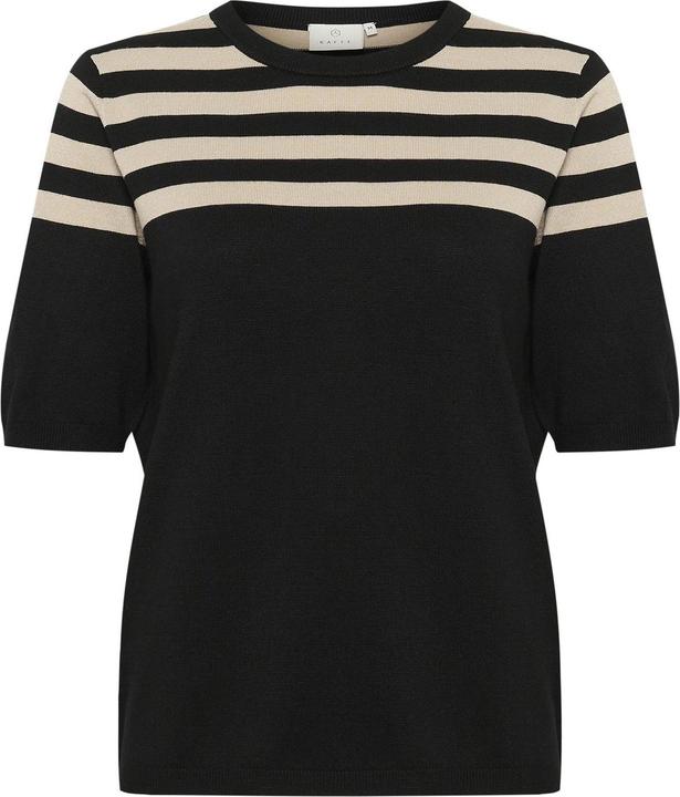 Black, Feather Gray Half Stripe