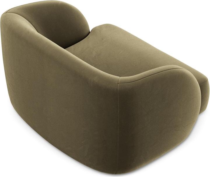 Actual product image Micadoni Bouclé Armchair, "Miley", 1 Seat, 103x90x70Made in Europe