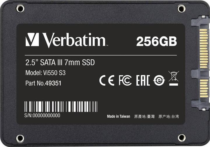 Actual product image Verbatim Vi550 S3 (256 GB, 2.5")