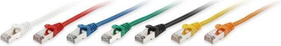 Actual product image equip Patch cord Cat6A S/FTP 2xRJ45 0.25m grey LSZH (S/FTP, CAT6a, 0.25 m)