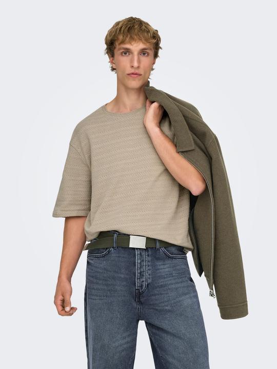 Image du produit Only & Sons Onsgivo Reg 12 Ss Crew Knit Noos (XS)