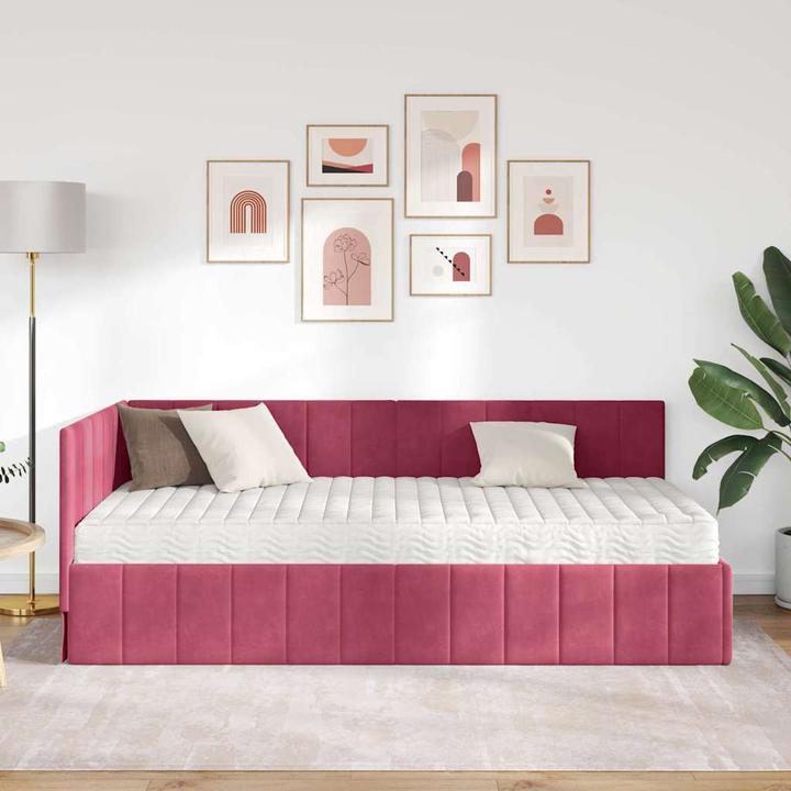 Image du produit vidaXL Eckbettgestell (90 x 200 cm)