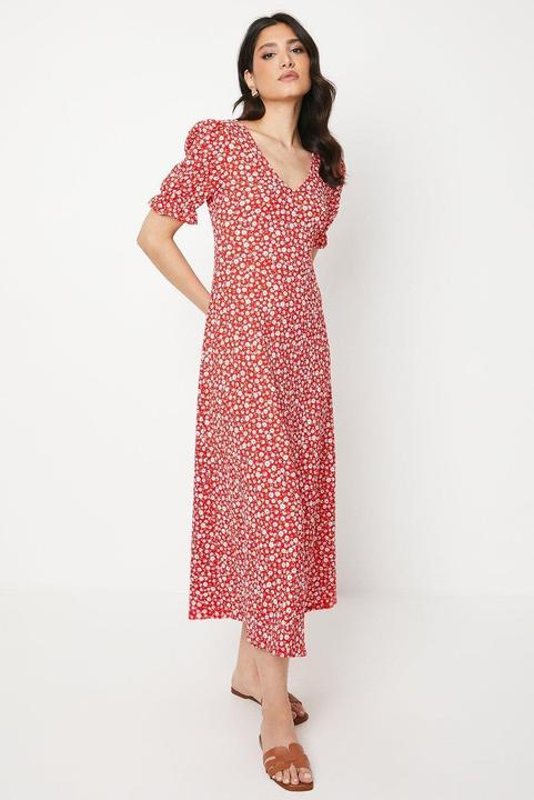 Produktbild Dorothy Perkins Midikleid VAusschnitt kurzärmlig (34)