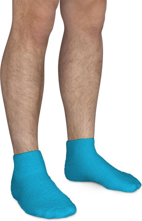 Produktbild Normani 2 Paar Kuschel-Socken Ringel Blau (2er Pack, One Size)