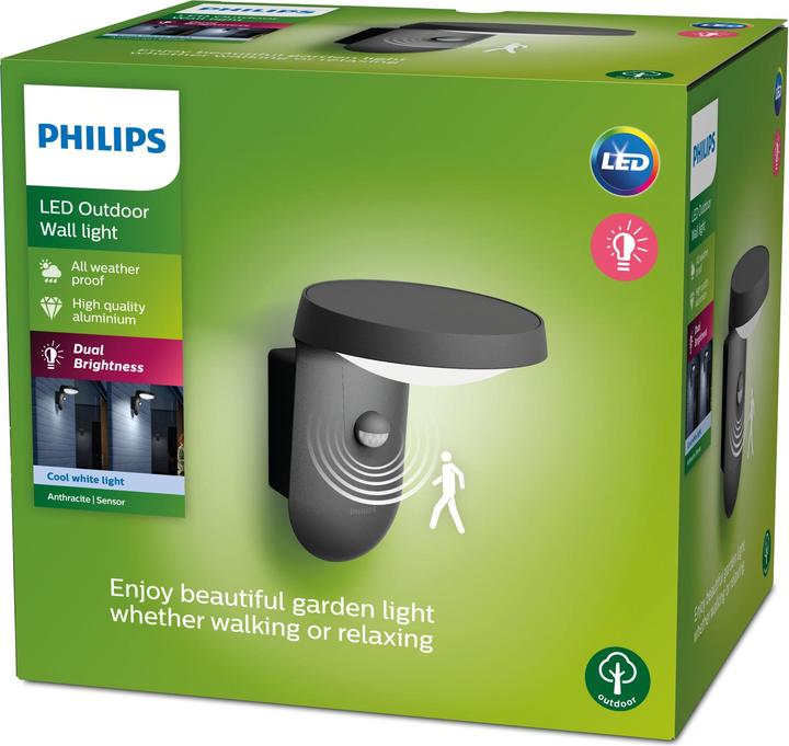 Actual product image Philips Tyla Wall Light 9W (930 lm, IP44)
