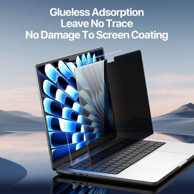 Actual product image Dux Ducis Leno Series Privacy Schutzfolie Displayschutz (13", 16:10)