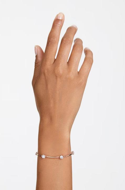 Produktbild Swarovski Constella Armband Rundschliff Weiss Roségold (19.50 cm, Swarovski Metall)