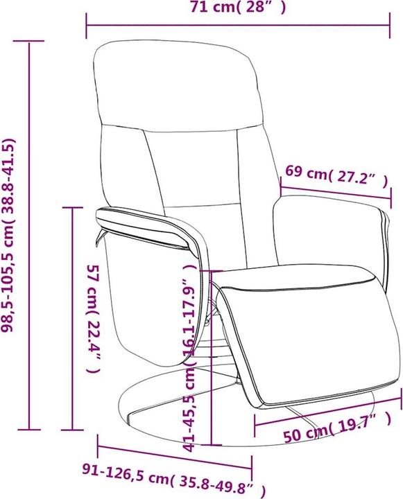 Image du produit vidaXL Fauteuil de relaxation