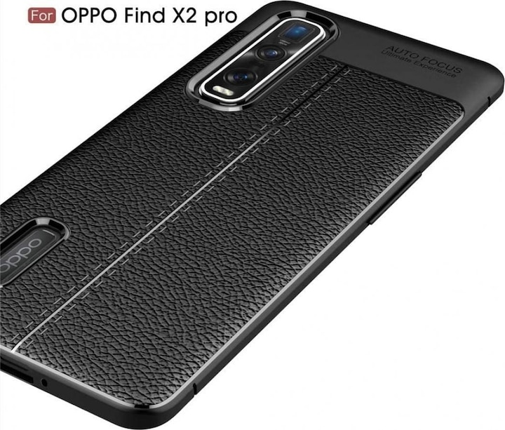 Produktbild Screenguard Oppo Find X2 Pro Hülle Leather Design TPU Cover (Oppo Find X2 Pro)
