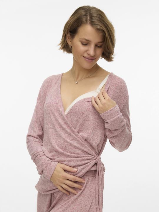 Actual product image Mamalicious Normal geschnitten V-Ausschnitt Top Bluse (M)