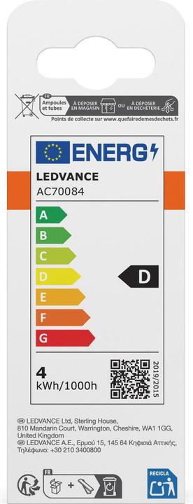 Energie-Label Osram LED Leuchtmittel LED Retrofit (E27, 470 lm, 1x)