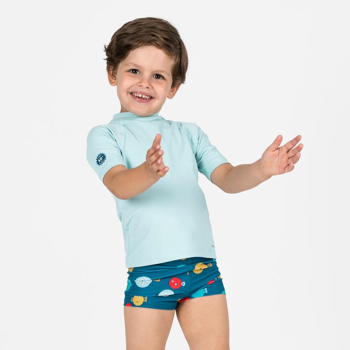 Produktbild Nabaiji Badehose Boxer Baby/Kinder - Titou Plouf dunkelblau (74, 75 C)