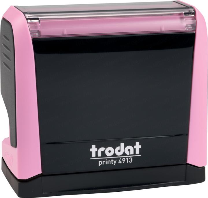 Actual product image Trodat Typomatic Printy 4.0 Pastel Edition, self-inking stamp for self-setting
