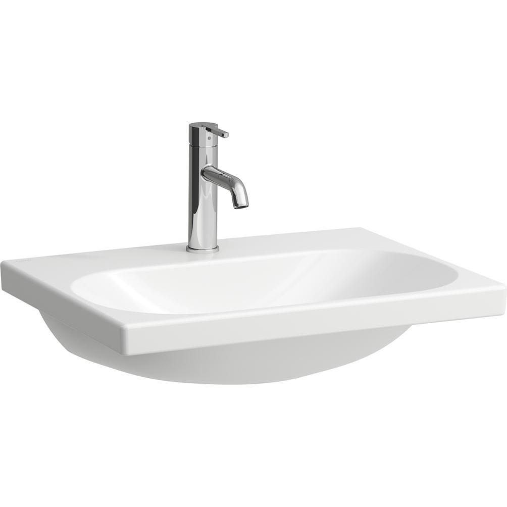 Laufen, Waschbecken, Waschtisch LUA 60x46cm ub o ÜL ÜL-Kanal u ge. 1 HL-A we (460 mm, 600 mm)