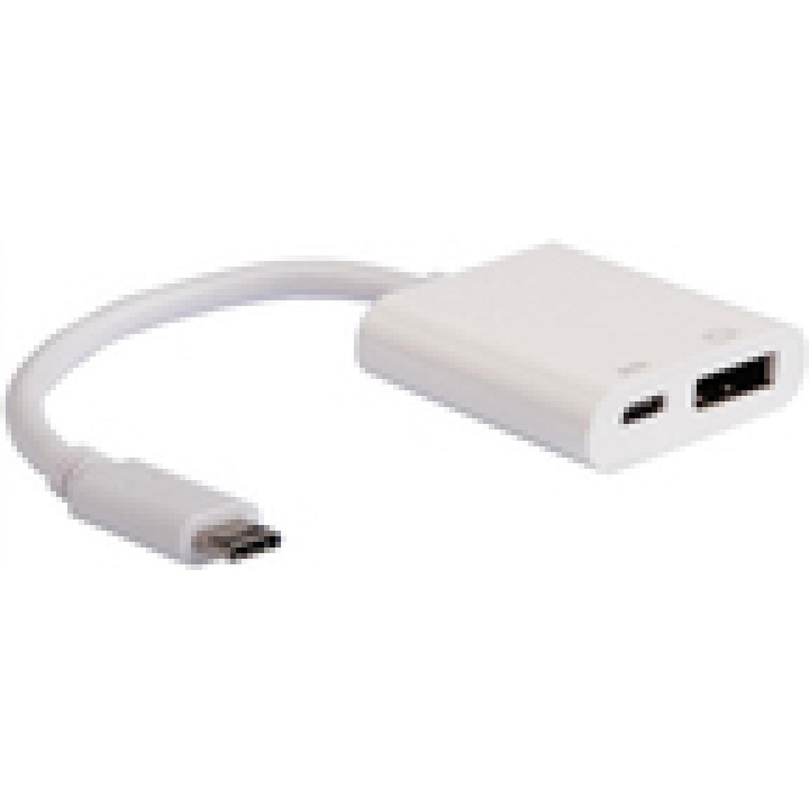 EFB Elektronik USB3.2 Adapter, DP1.2, C-DP20 St-Bu, @, PD (USB 3.0), Data + Video Adapter, Weiss