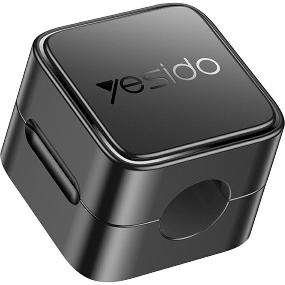 Yesido, Portacavi, - (4 pack) Cable Organizer (C216BL) - Magnetic Clips, Strong Adhesive, Mini Design - Black