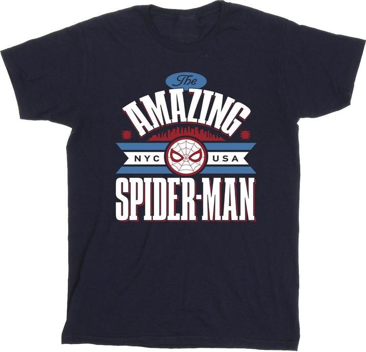 Image du produit - T-shirt SPIDER-MAN NYC AMAZING - Homme (M)