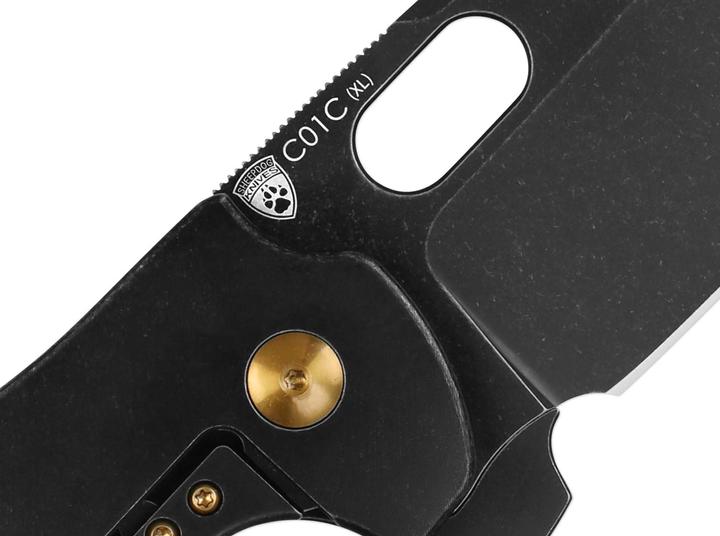 Immagine prodotto Kizer Sheepdog C01C XL S35VN Titanio Tutto Nero (10 cm)