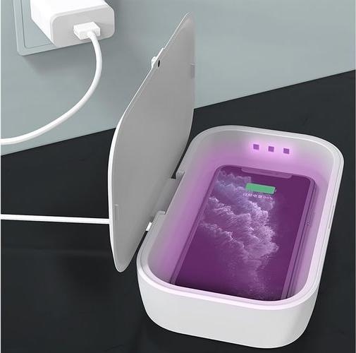 Actual product image 4smarts MyGuard Universal Sterilizer with Wireless Charger