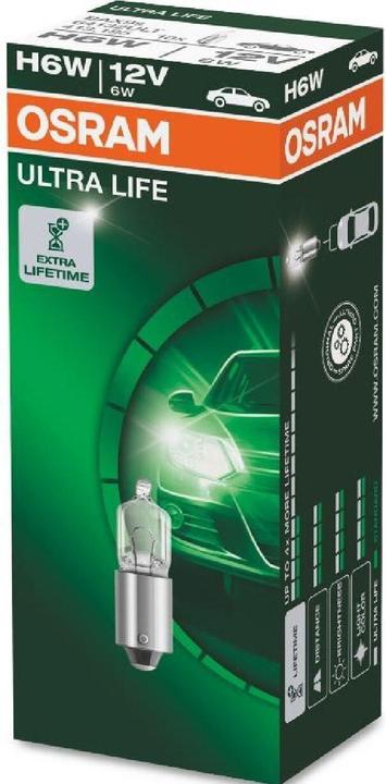 Actual product image Osram Ultra Life (H6W)