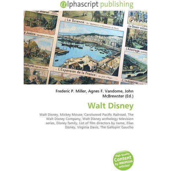 Walt Disney, Fachbücher
