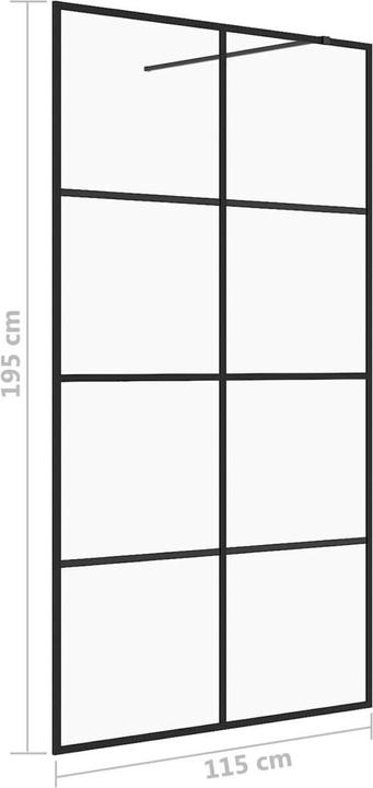 Actual product image vidaXL Westley (115 cm, 115 cm, 195 cm)