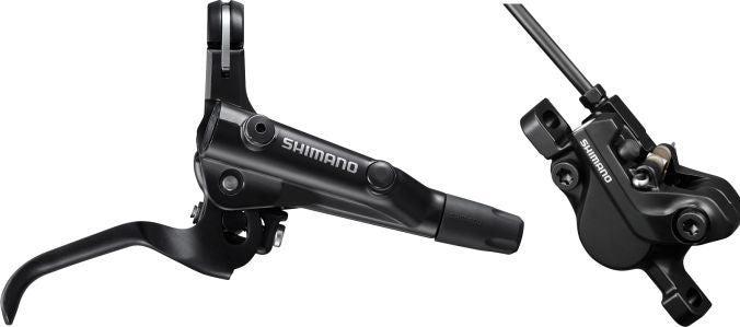 Produktbild Shimano Scheibenbremsen-Set BR-MT500 VO m/BL-MT501 PM 1000mm Resin Bremsbel. Box (Vorderradbremse, Bremsset, 2)