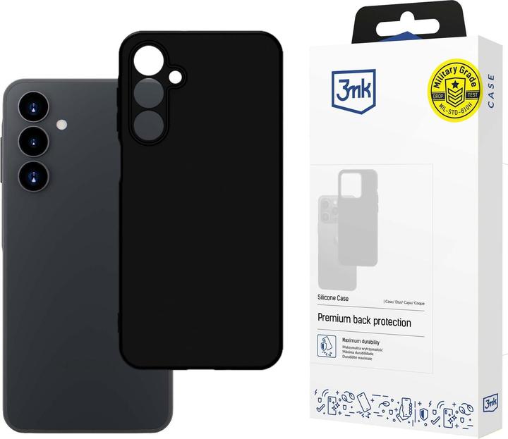 3MK Silicone Case for Samsung Galaxy A16 - Black (Samsung Galaxy A16)