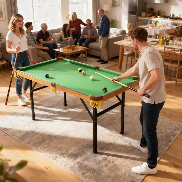 Produktbild SportNow Billardtische MDF, Polyester Grün