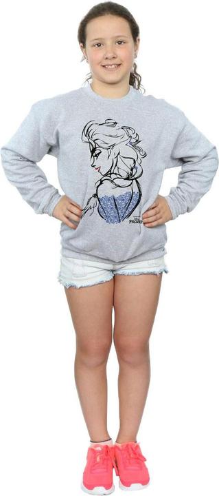 Produktbild Disney Frozen Elsa Sketch Mono Sweatshirt Mädchen (152, 158)