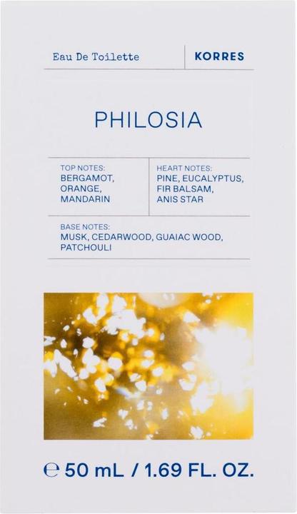Actual product image Korres Philosia Eau de Toilette 50ml (Eau de toilette, 50 ml)