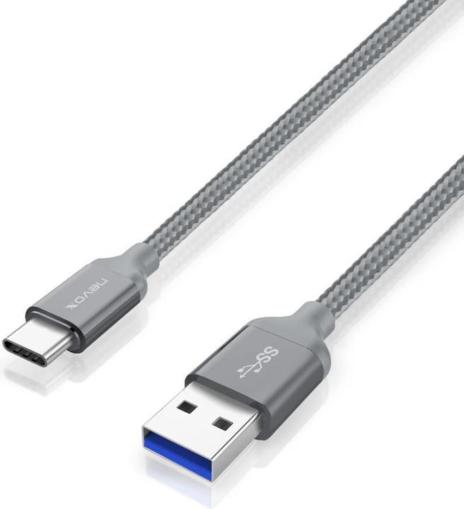 Produktbild Nevox USB-Kabel USB-C (M) bis USB Typ A (M) (1 m, USB 3.0)