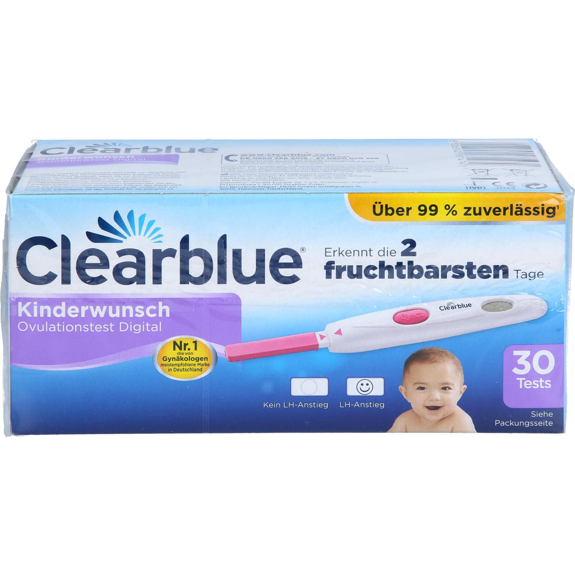 Clearblue, Zyklustracker, Ovulationstest-Kit